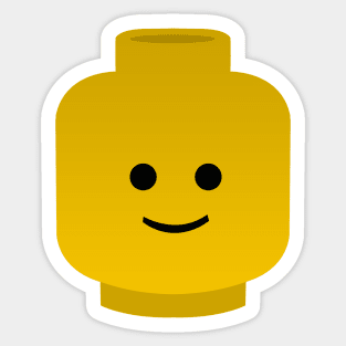 Lego head Sticker